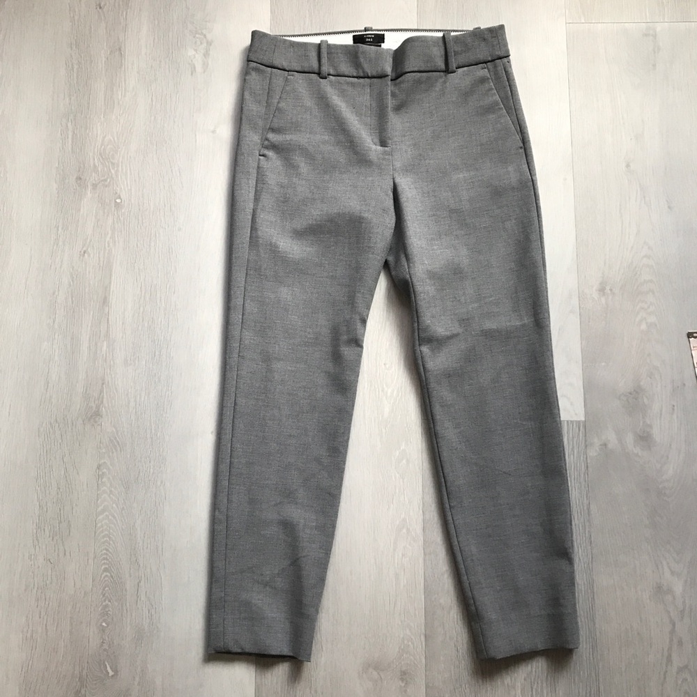 J CREW CAMERON GRAY TAILORED PANTS WOMENS 6